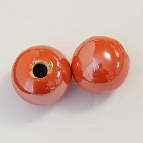 Perle C&eacute;ramique Emaill&eacute;e 30 mm N&deg;09