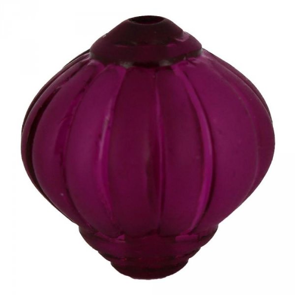 Parel Lucite Lampion Vorm Gestreept Aubergine
