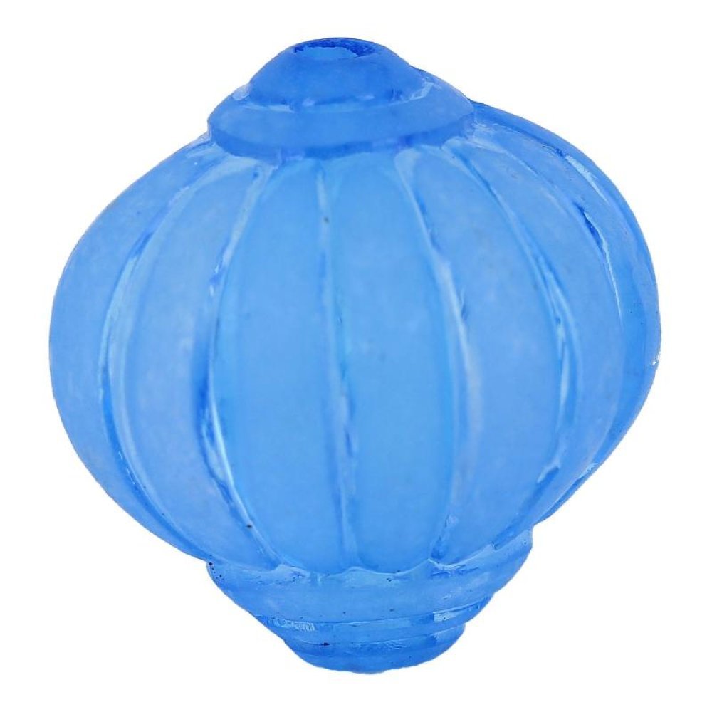 Parel Lucite Lampion Vorm Gestreept Koningsblauw