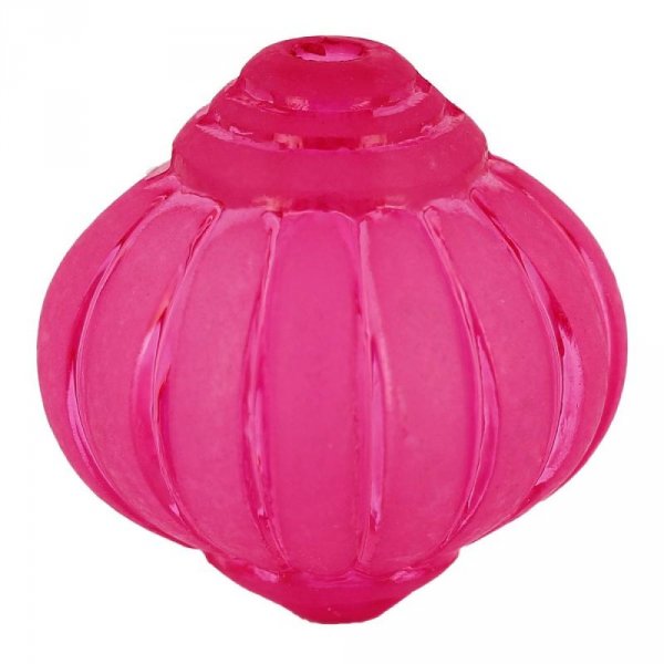 Parel Lucite Lampion Vorm Gestreept Fushia