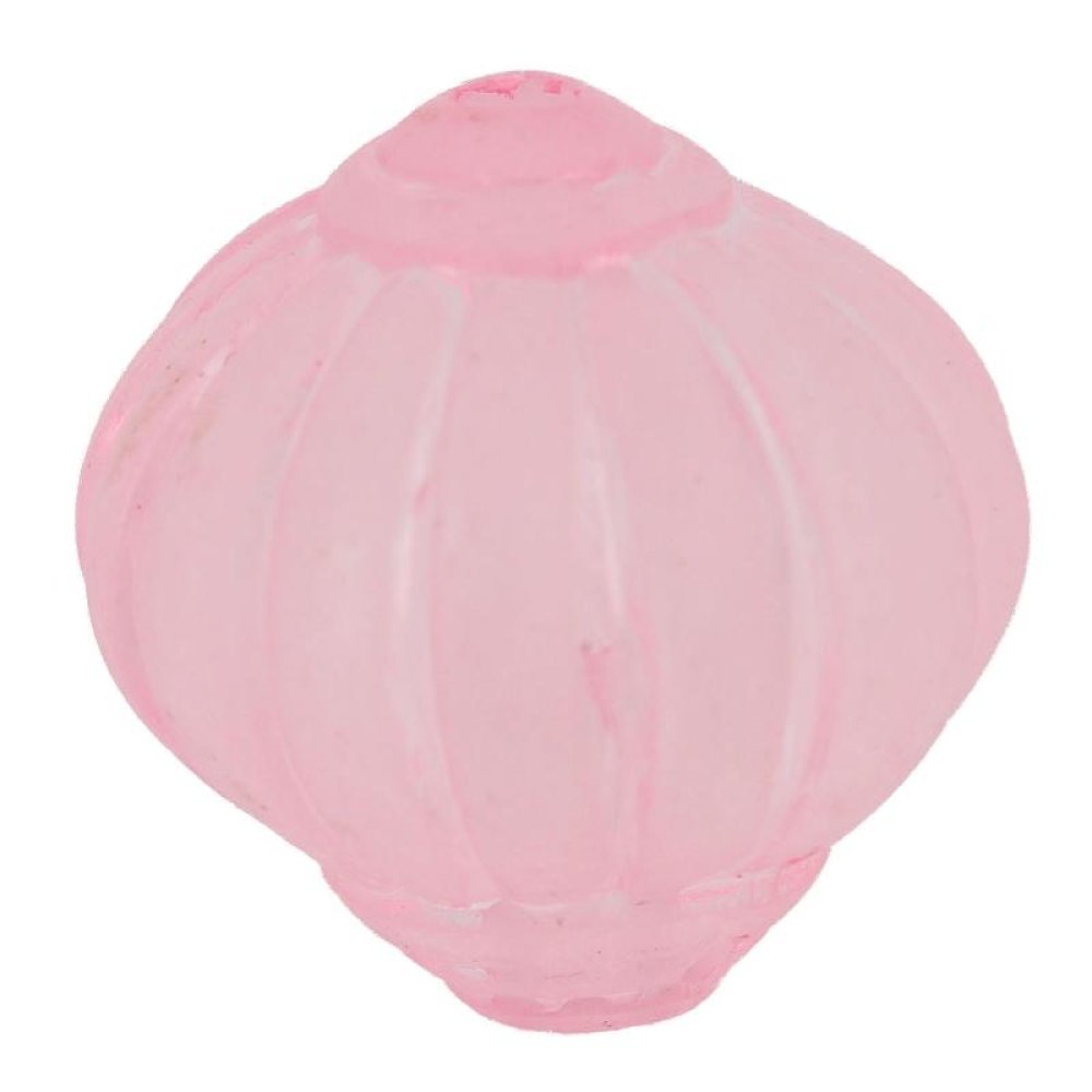 Parel Lucite Lampion Vorm Gestreept Helder Roze