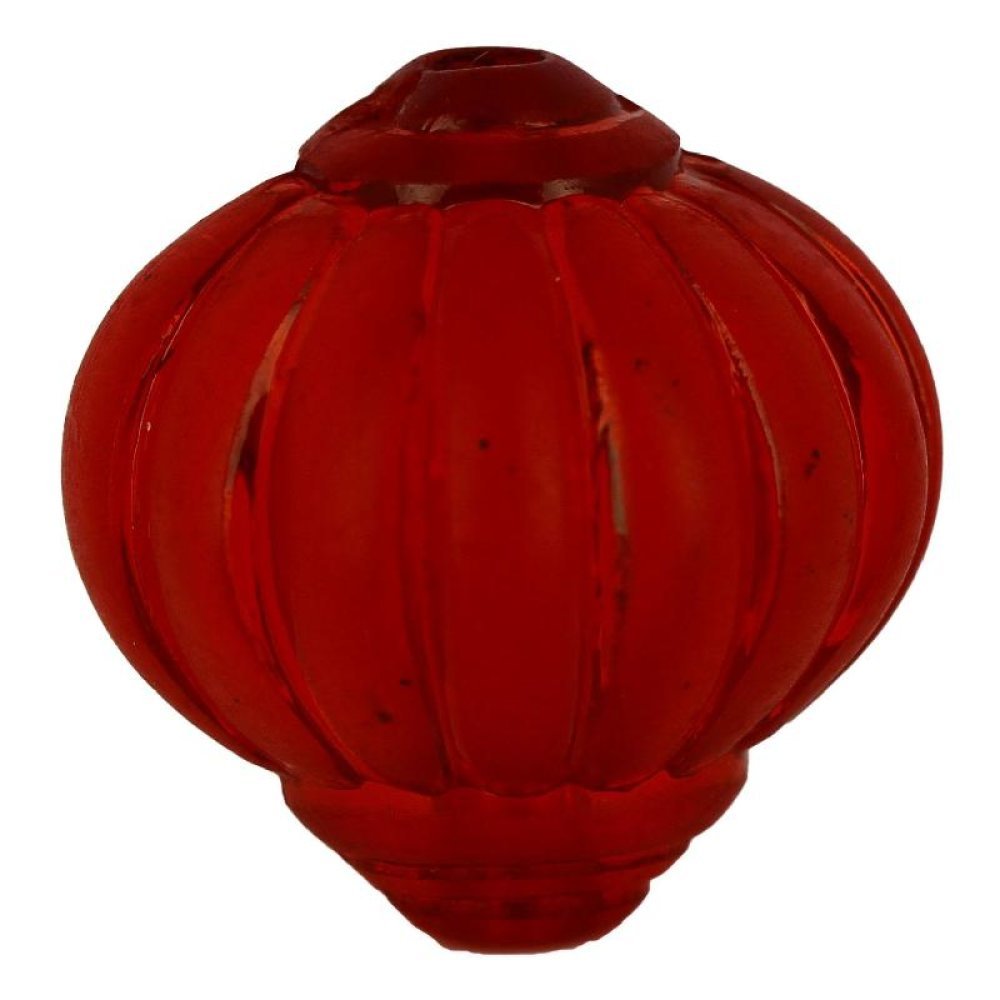 Parel Lucite Lampion Vorm Gestreept Rood