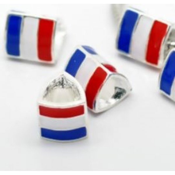 Parel nr. 0001 Tricolour Email Flag Compatible