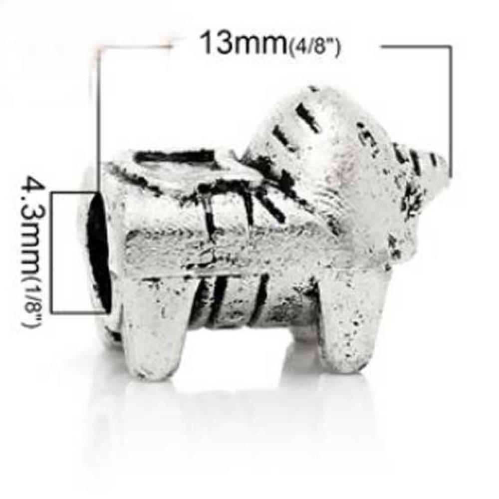 Bead N°1008 Animal Silver