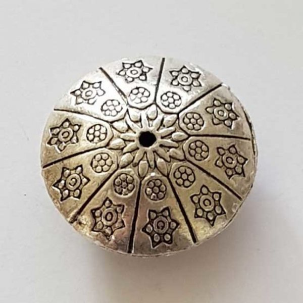 Perle divers en m&eacute;tal argent&eacute; 028 argent