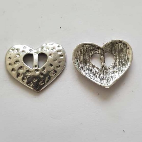 Perle passant rectangle pour cuir 06 mm Argent N&deg;07