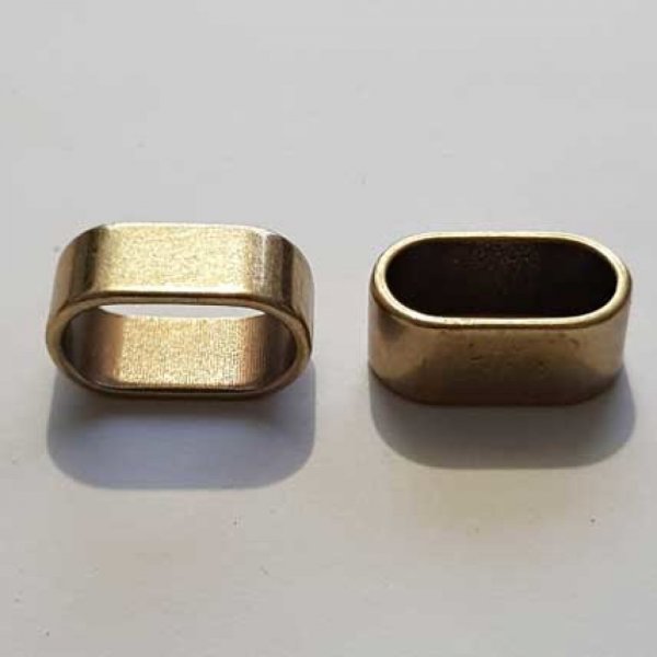 Perle passant tube Bronze N&deg;25