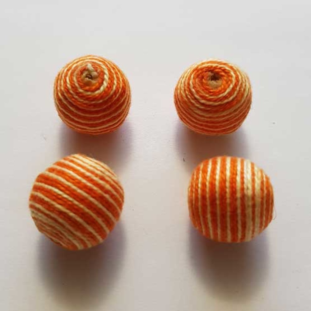 Geweven kraal in 19 mm draad