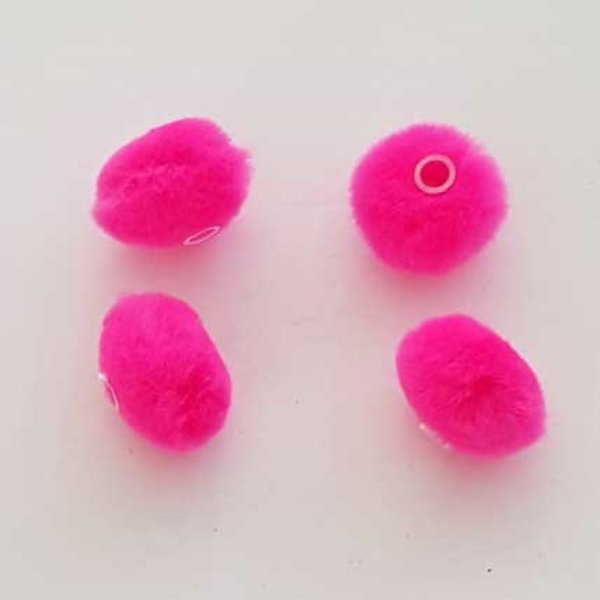 Pompon Rond Fushia N&deg;09