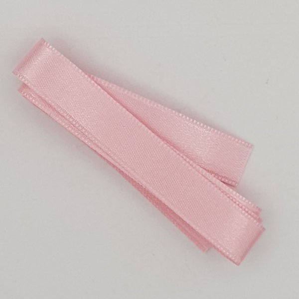 Ruban satin Rose Clair double face de 10 mm x 1 m&egrave;tre