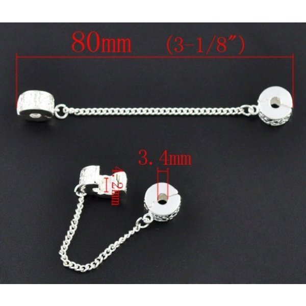 Veiligheidsstop N&deg;02-01 Zilver