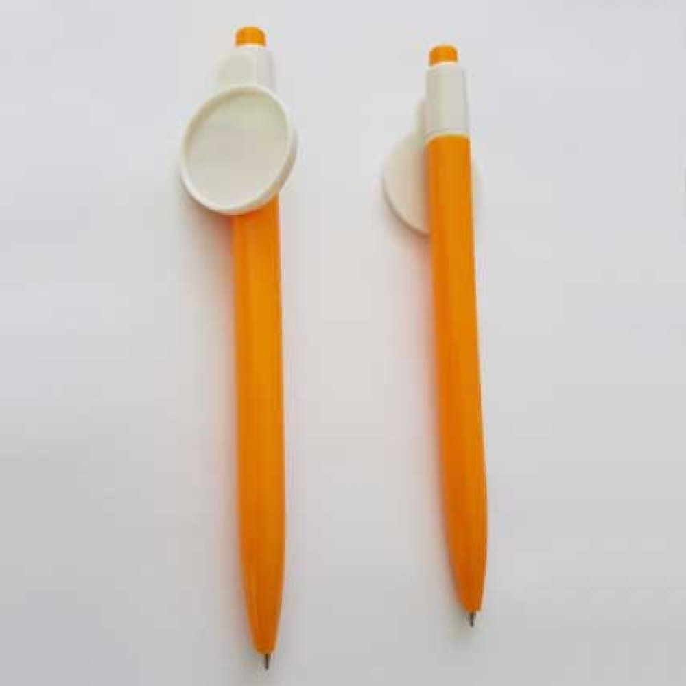 Oranje pen met 25 mm dophouder