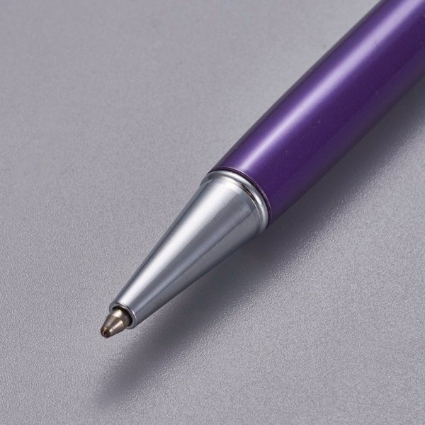 Bead decoreren pen lege buis op maat zilver indigo x 1 stuk