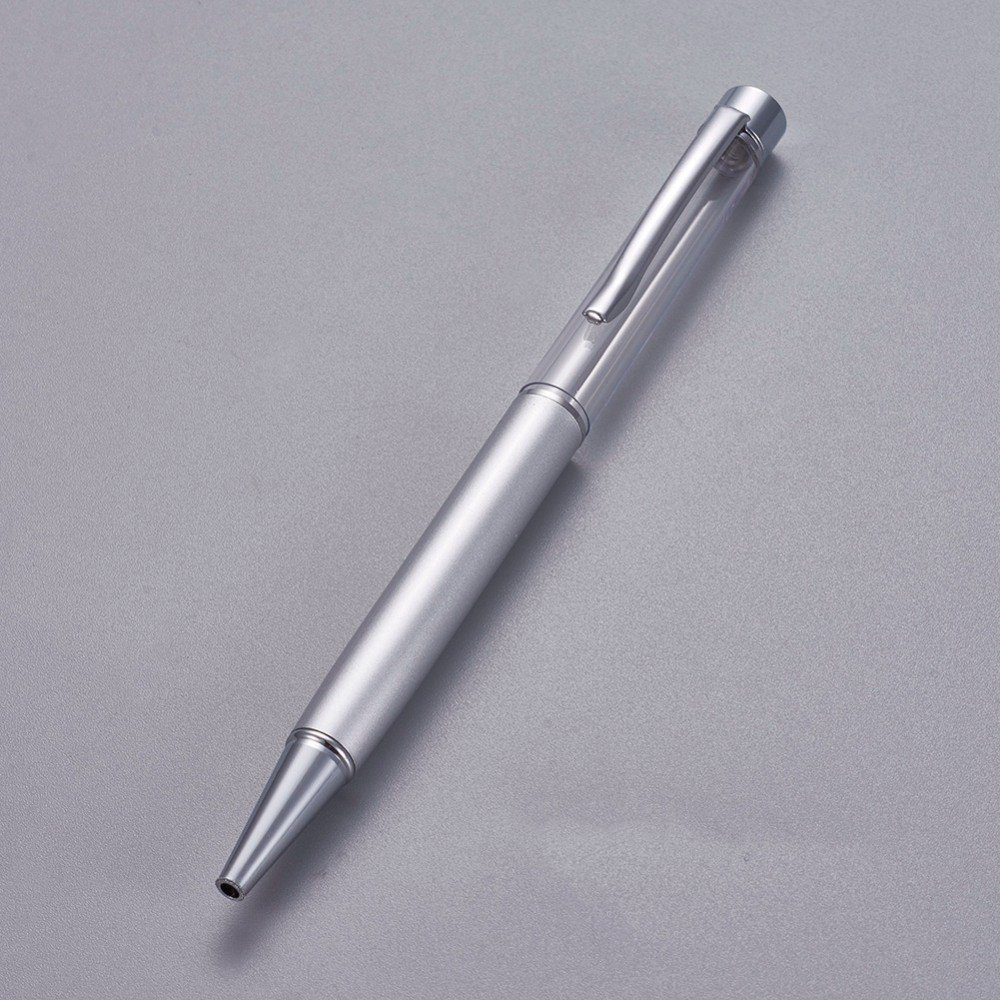 Bead decoreren pen lege buis aan te passen zilver zilver x 1 stuk