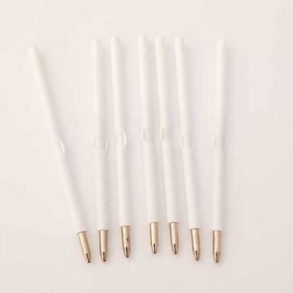 Bead decoreren pen lege buis aan te passen zilver zwart x 1 stuk