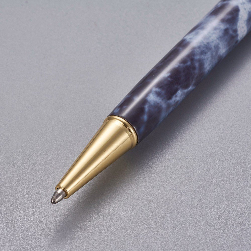 Lege tube kraaldecoratiestift Pruisisch blauw goud x 1 stuk