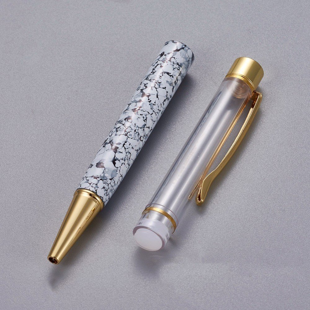 Gainsboro Gouden Kraal Decoratie Pen Leeg x 1