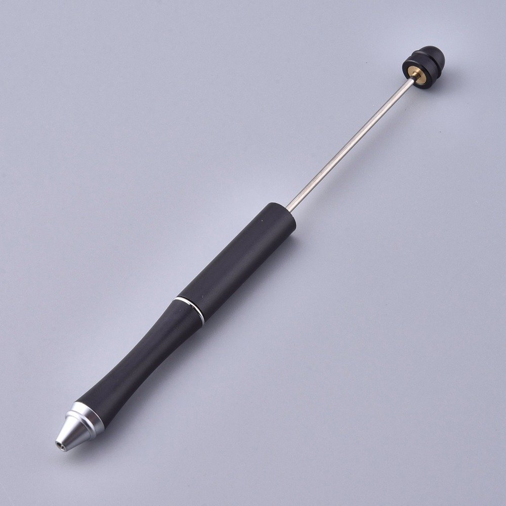 Metalen kralen versierstift zwart N°02