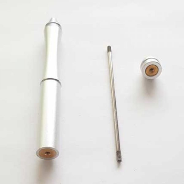 Metalen kralen versierstift zwart N&deg;02