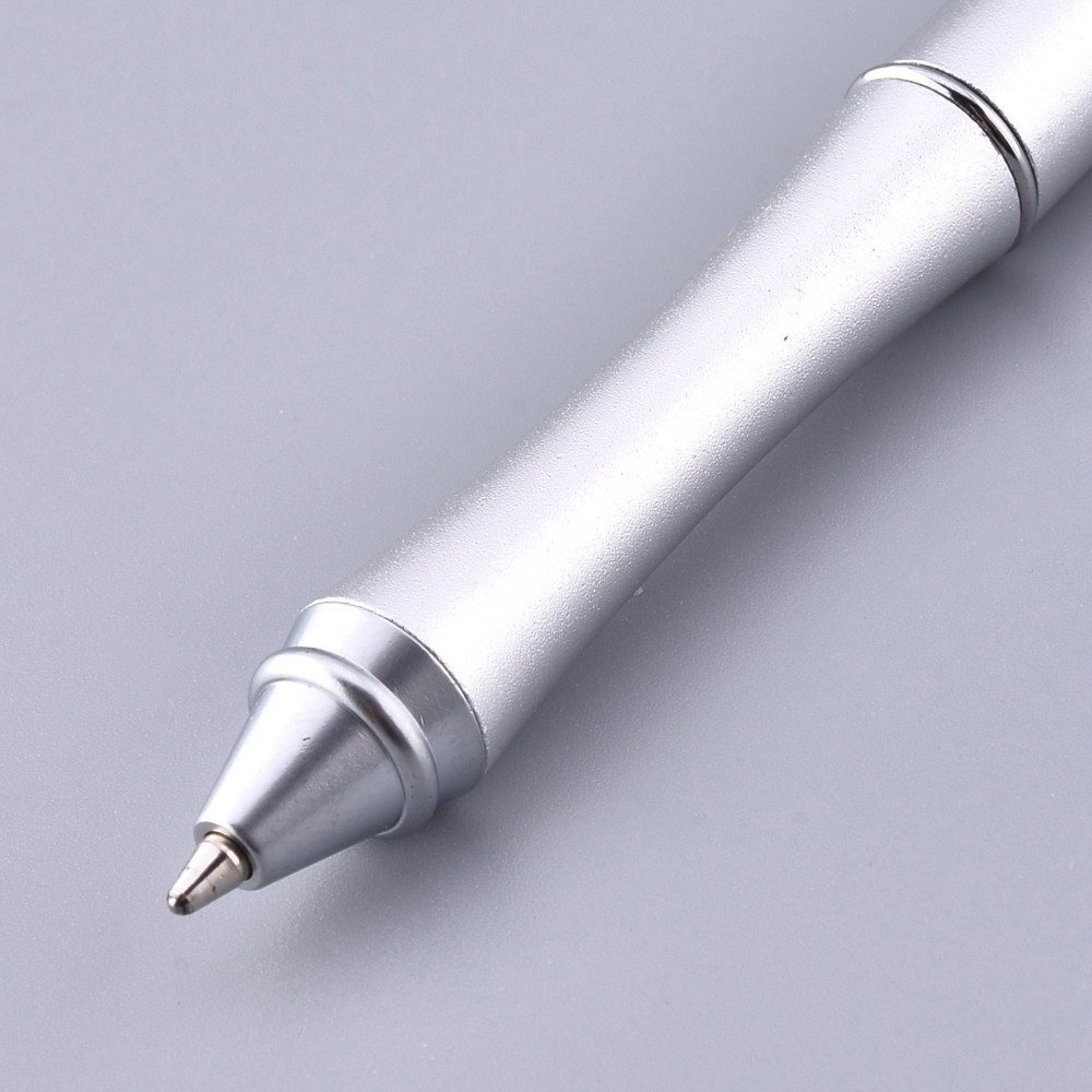 Metalen kralen versierstift zilver N°02