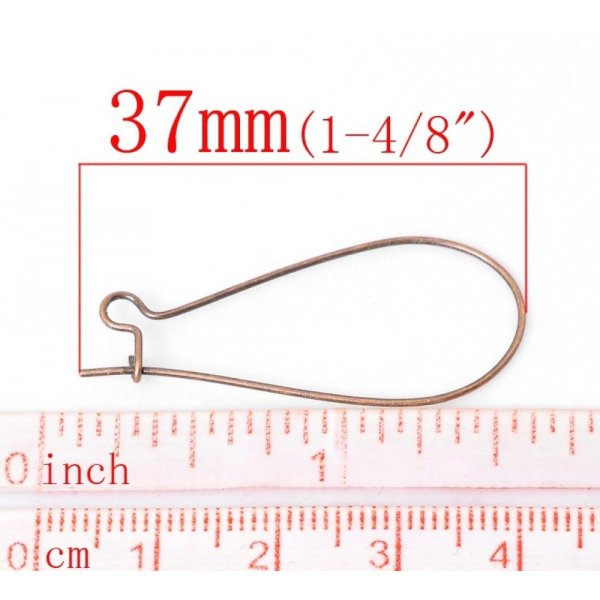 Oorbelhouder Dormeuse 38mm N&deg;20 x 100 Paar