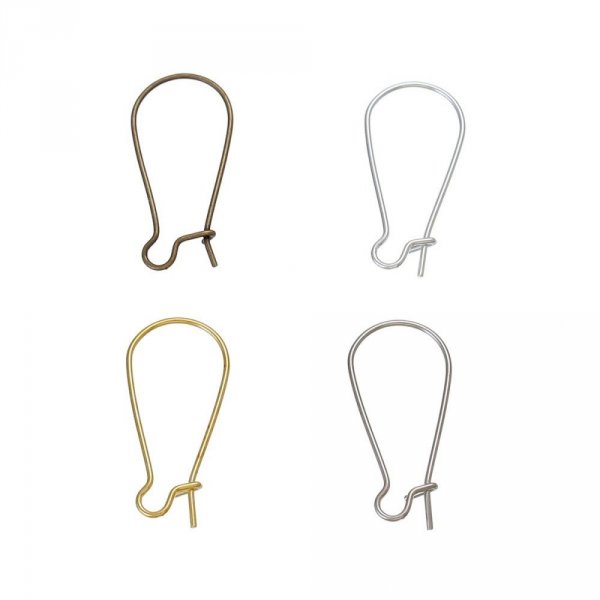 Oorbelstandaard Dormeuse 24mm N&deg;06 Gemengd 100 Paar