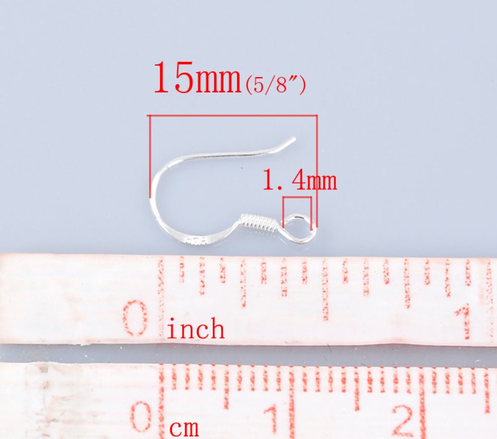 Oorbelhouder in zilver 925 N°02 x 1 paar