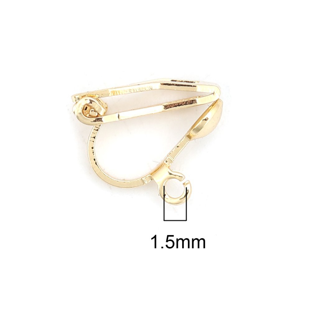 Oorbelhouder Clip in 18K verguld koper N°01