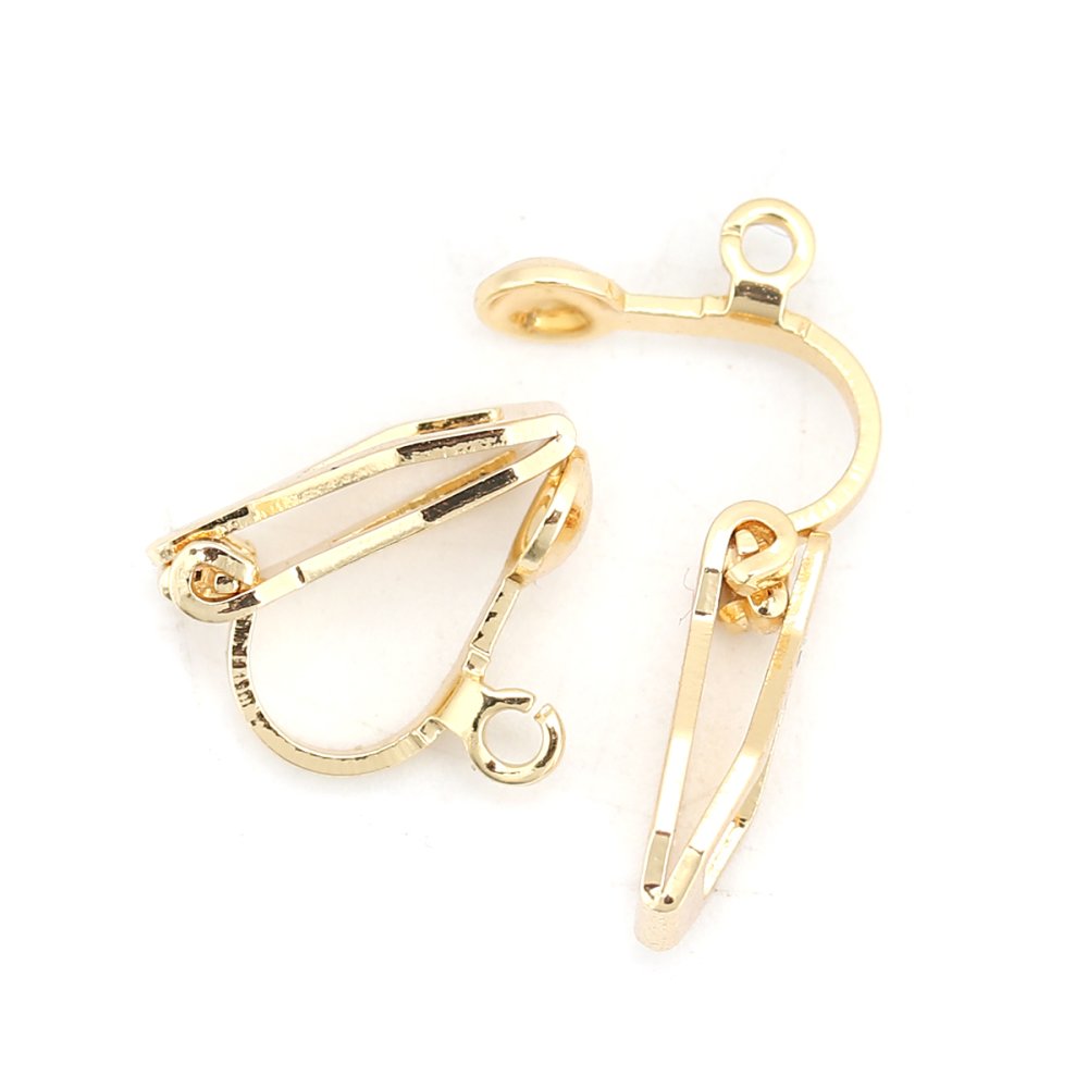 Oorbelhouder Clip in 18K verguld koper N°01