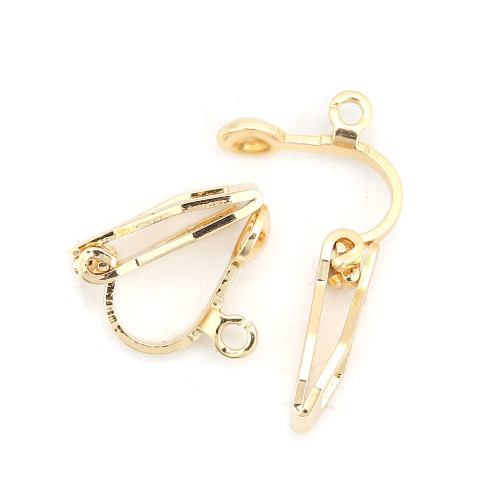 Oorbelhouder Clip in 18K verguld koper N°01