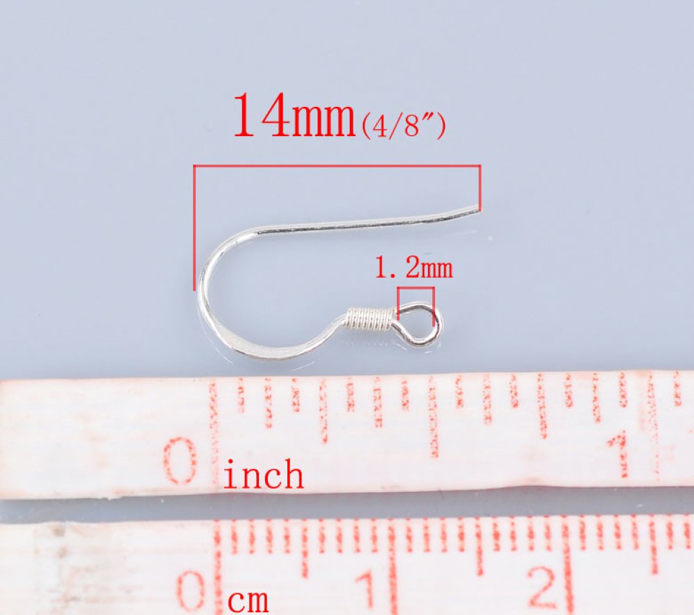 Oorbelhouder in zilver 925 N°08 x 1 paar