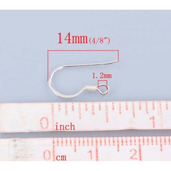 Oorbelhouder in zilver 925 N&deg;08 x 1 paar