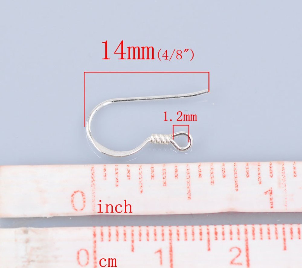 Oorbelhouder in zilver 925 N°08 x 1 paar