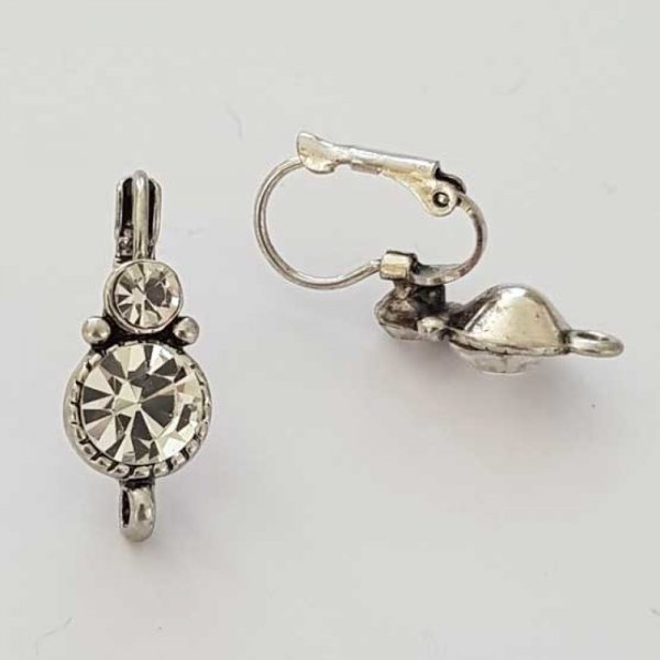 Dormeuse Oorbelhouder N&deg;104 x 1 Paar Zilver