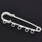 Pin Houder Verpleegster Pin Zilver 5 ringen 50x15 mm N°001-par1 