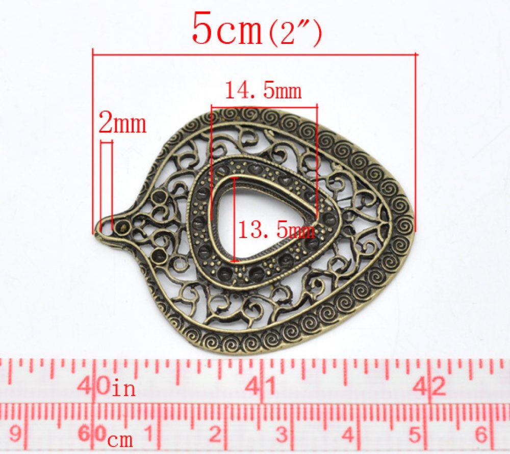 Cabochonhouder N°03 Brons