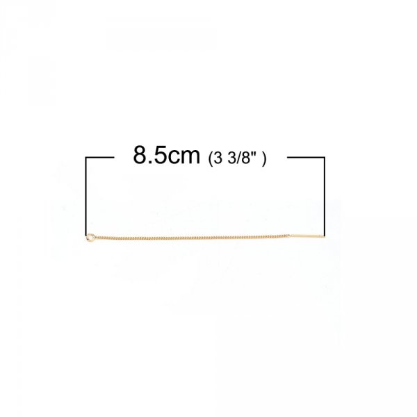 Oorbelhouder N&deg;27 Vergulde ketting