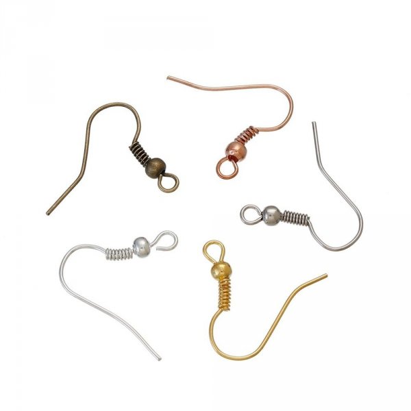 Oorbelhouder Haak N&deg;23 Gemengd x 125 paar.