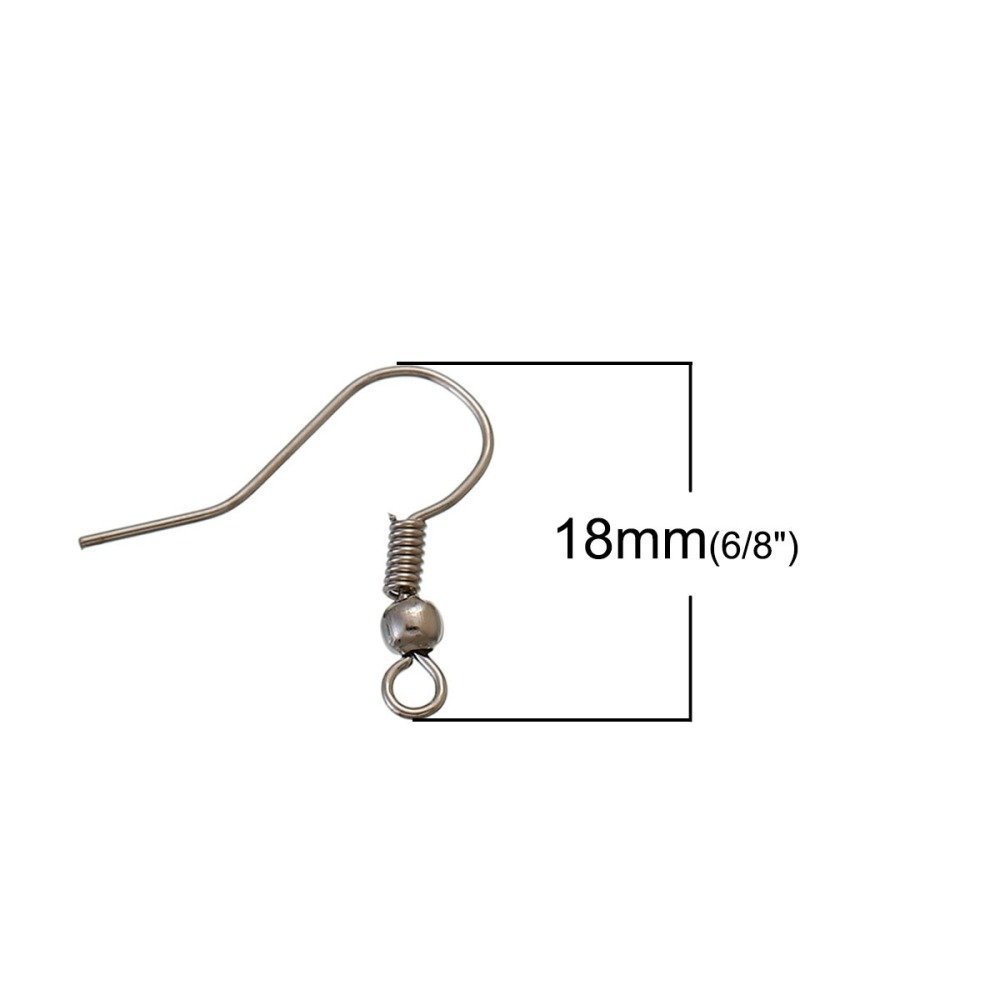 Oorbelhouder Haak N°23 Gemengd x 125 paar.