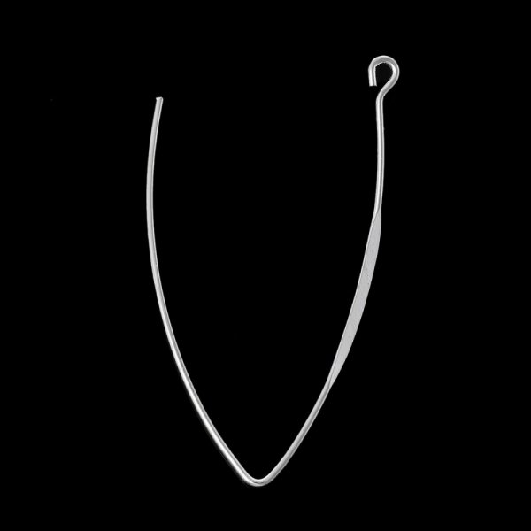 Furcula stijl oorbelhouder Zilver N&deg;01 x 10 paar