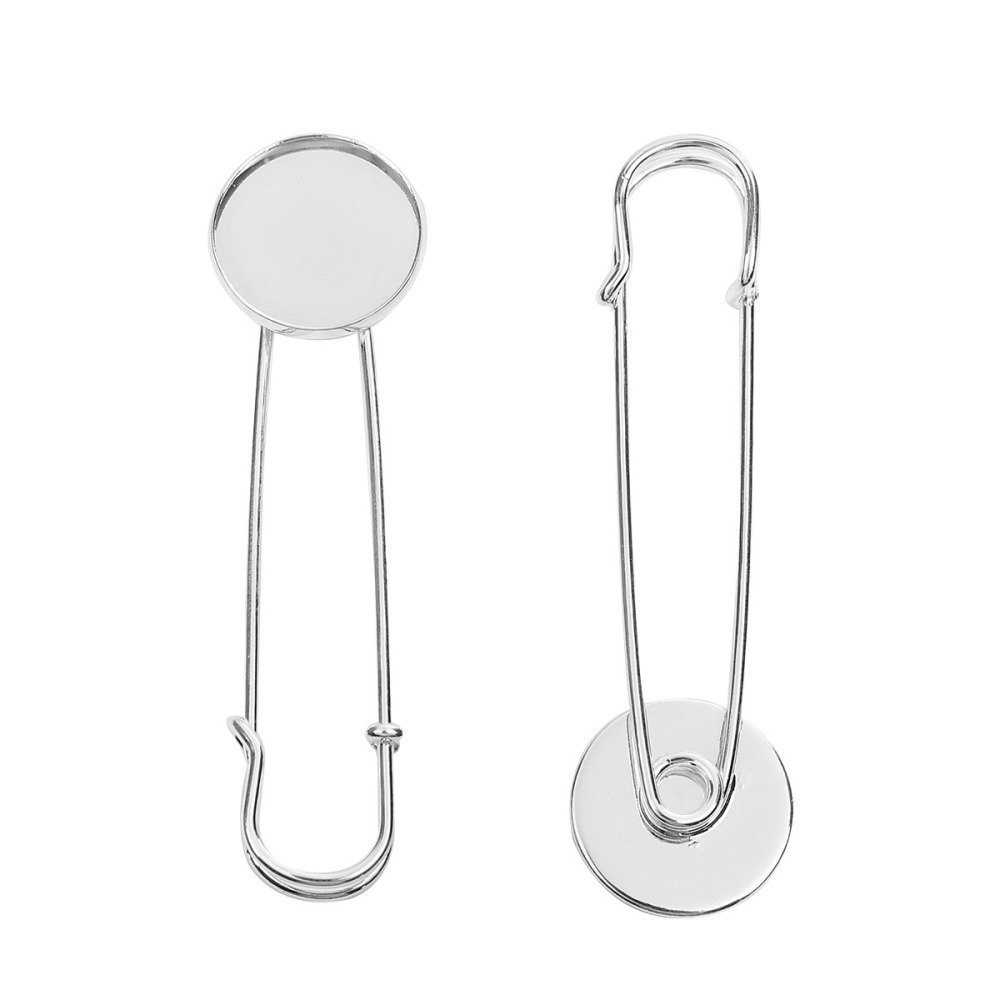 Pinhouder ronde cabochon 20 mm x 1 stuk
