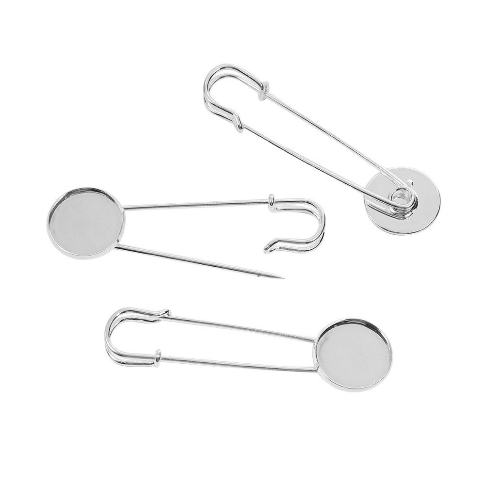 Pinhouder ronde cabochon 20 mm x 1 stuk