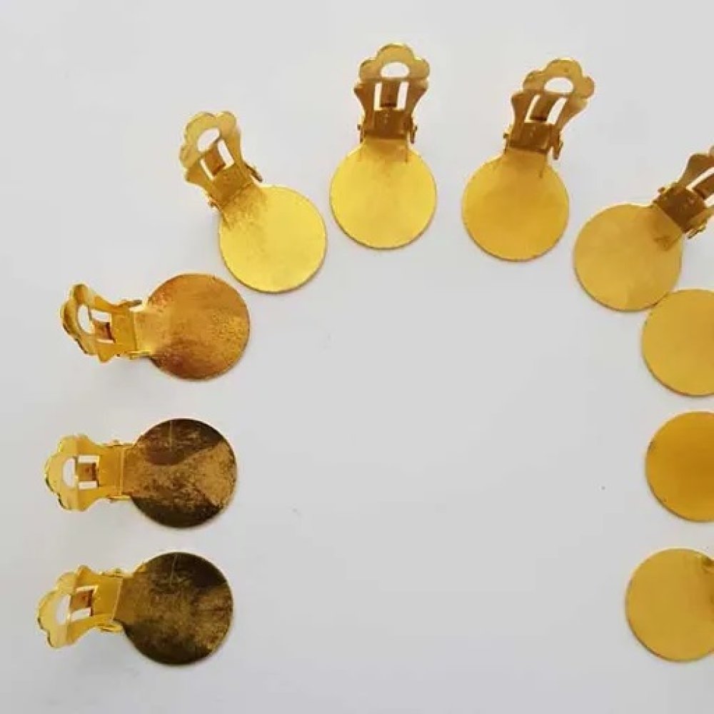 Oorbelstandaards Clips Dienblad N°01 2e keus x 20 Paar Goud