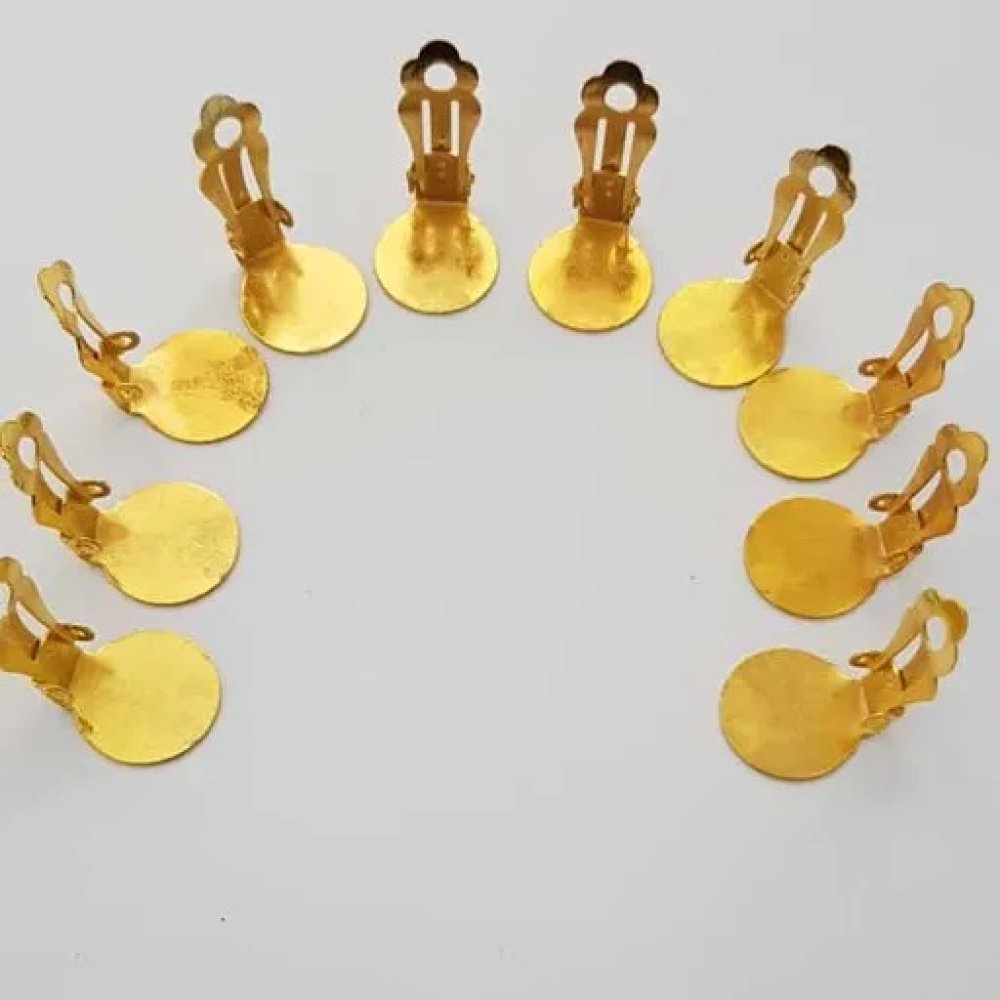 Oorbelstandaards Clips Dienblad N°01 2e keus x 20 Paar Goud