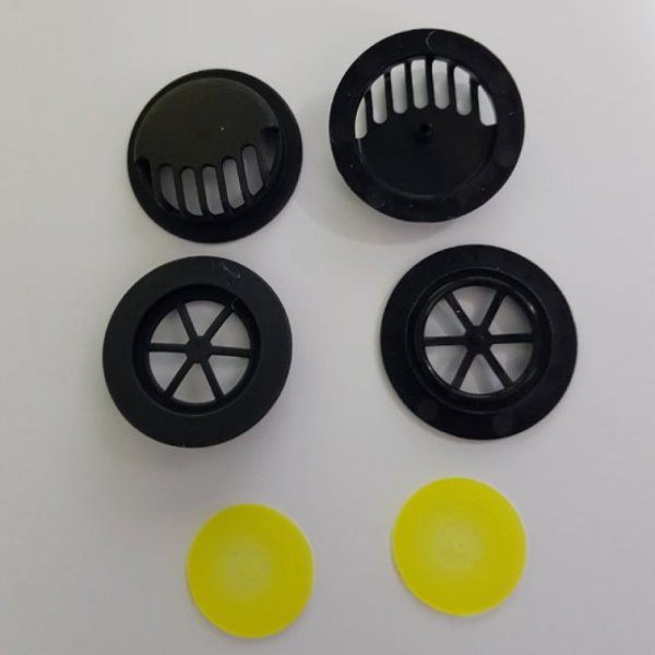 Eenrichtingsademhalingsventiel nr. 02 x 10 stuks