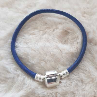 Europese Clip Armband Gewoon 01 VAN 15 TOT 23 CM Blauw
