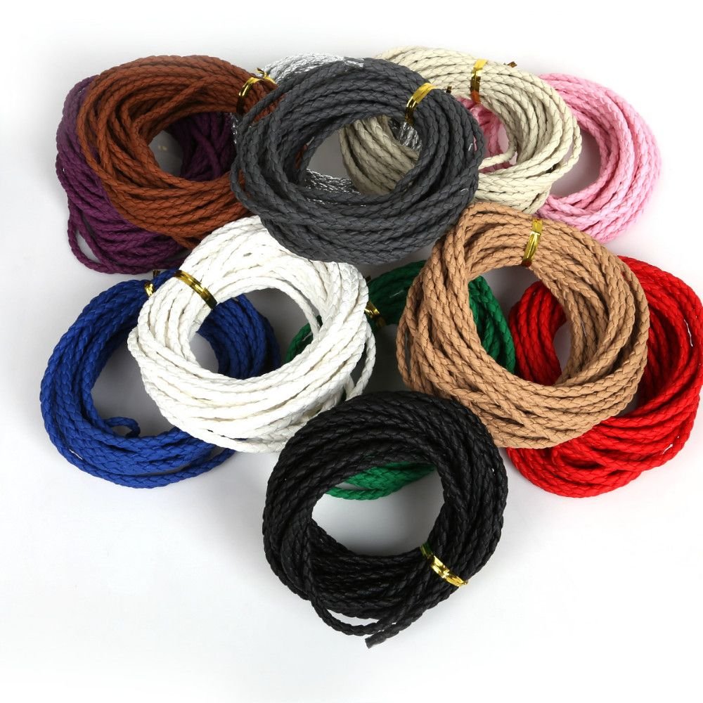 Europese Gevlochten Klem Armband Gewoon 02 VAN 15 TOT 23 CM Paars Zilver