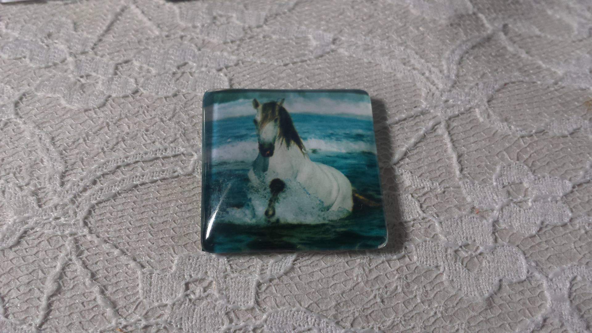 glas vierkante cabochon 30mm 024 