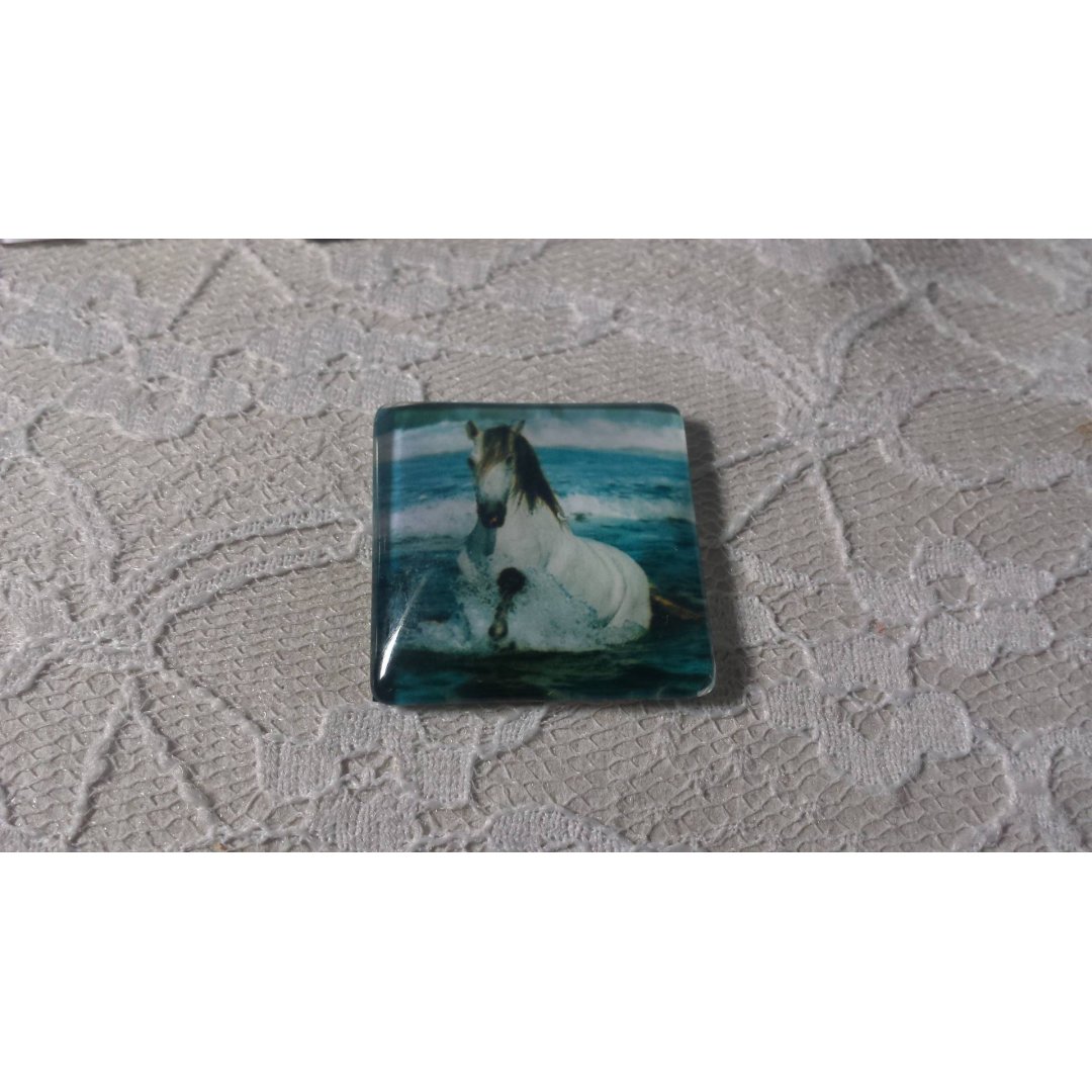 glas vierkante cabochon 30mm 024 