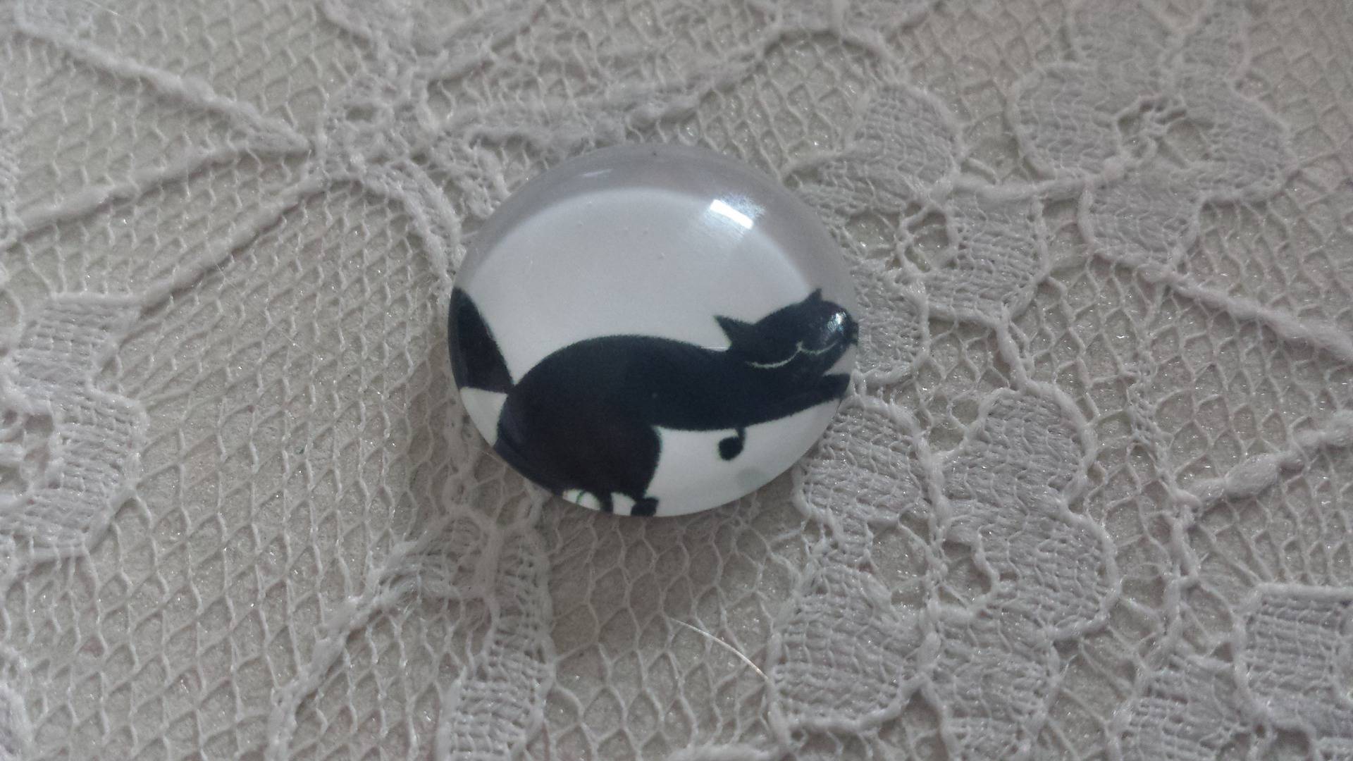rond glas cabochon 25mm cat 003 